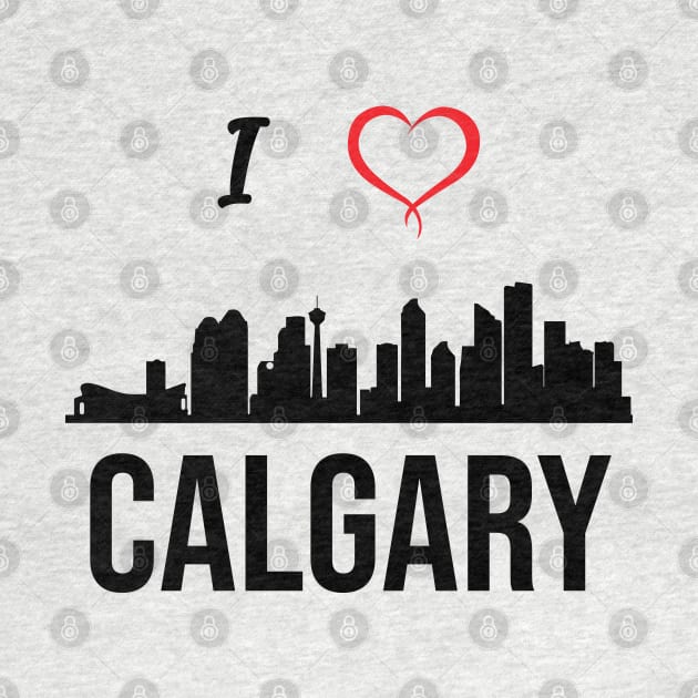 I love Calgary Alberta Canada by alltheprints